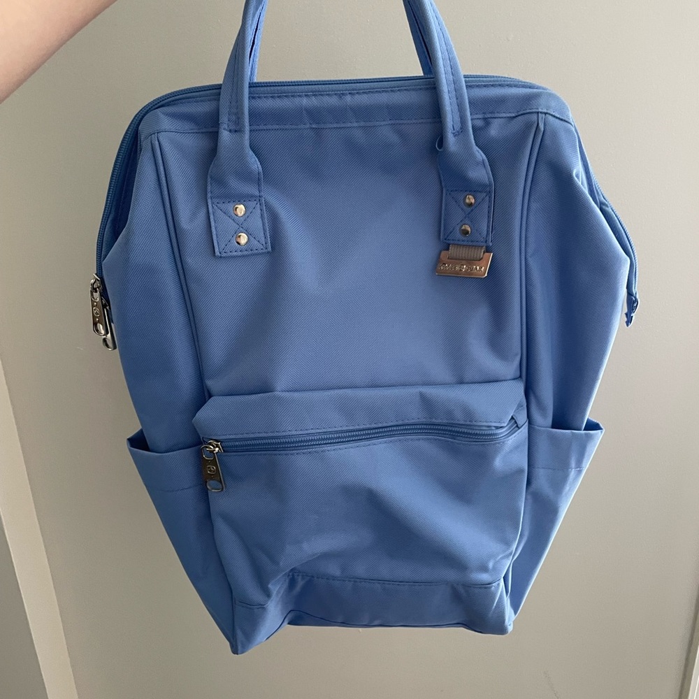 Blue Swiss Gear Open Top Backpack